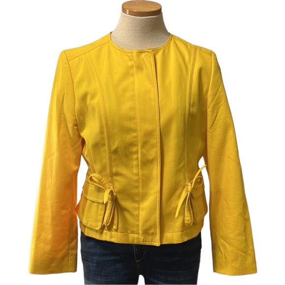 Burberry London Evening Jacket, Yellow, size 12 - Picture 5 of 15